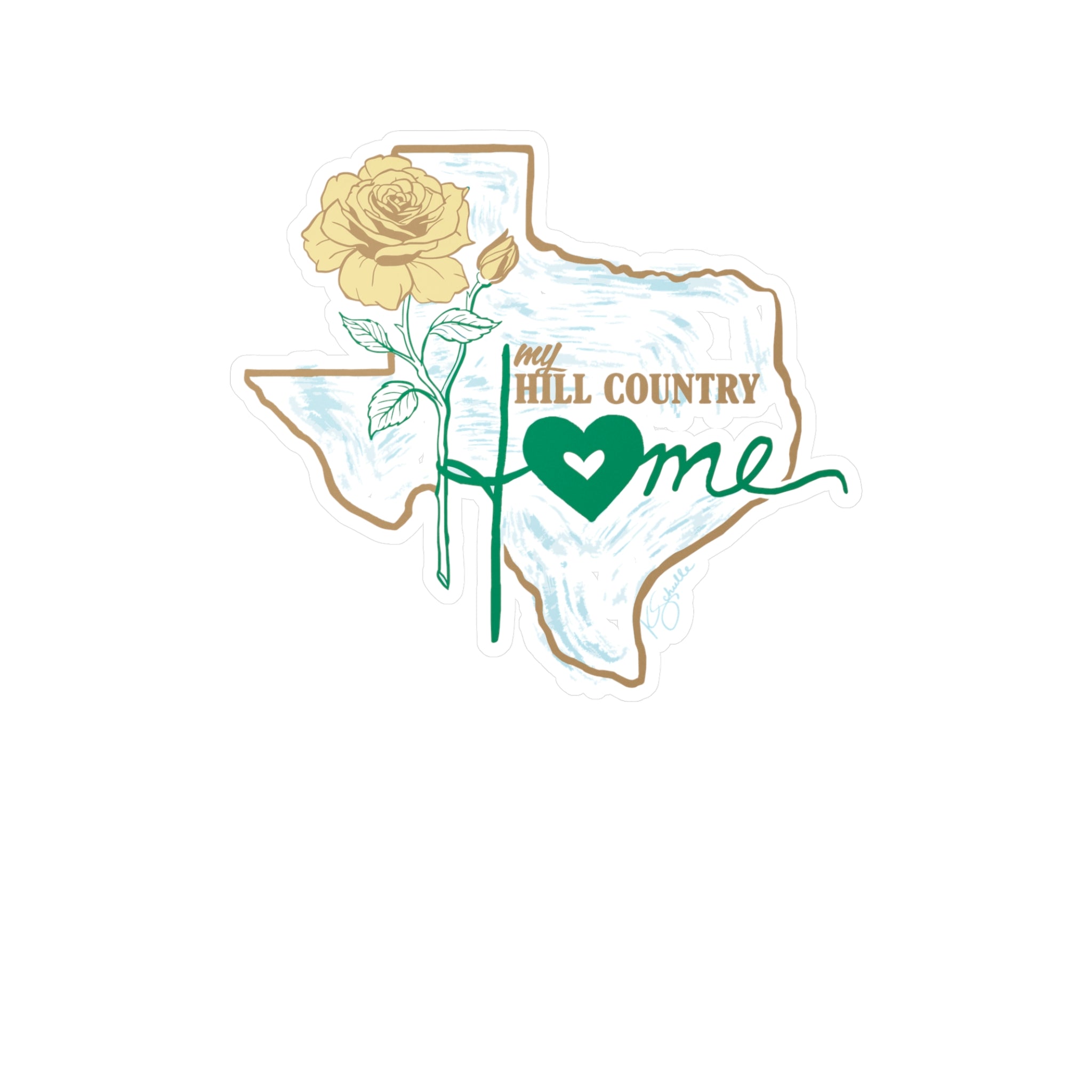 My Hill Country Home - Kiss-Cut Decal - Fundraiser