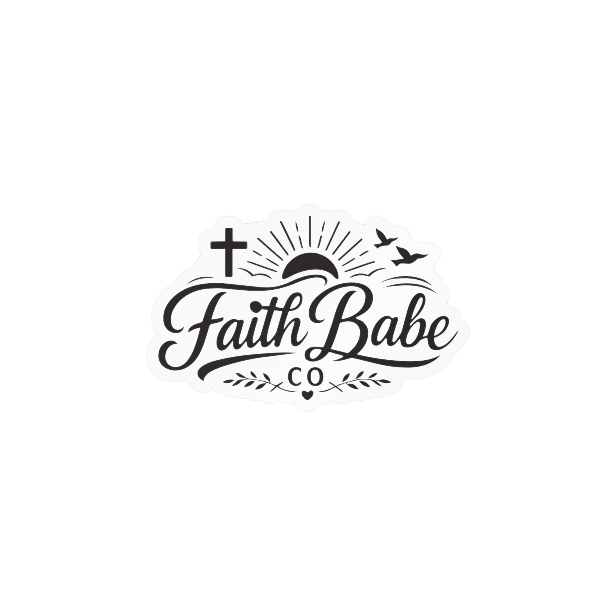 Faith Babe Kiss-Cut Vinyl Decals