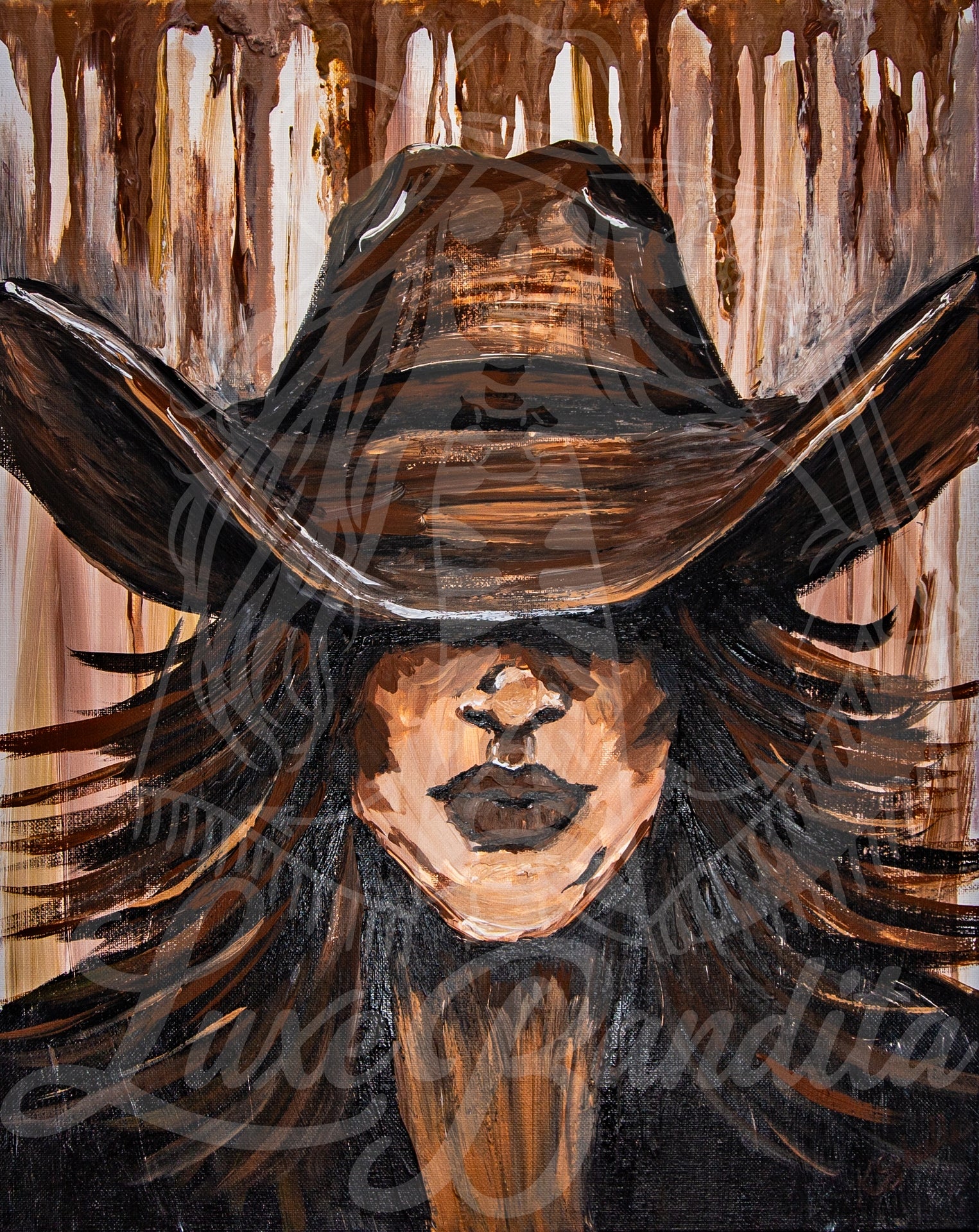 PAINTED COWGIRL - PRINT