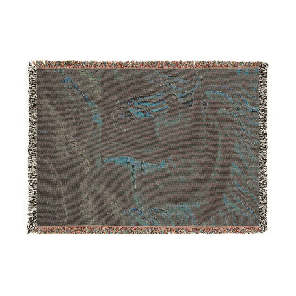 Fire Horse Woven Blanket