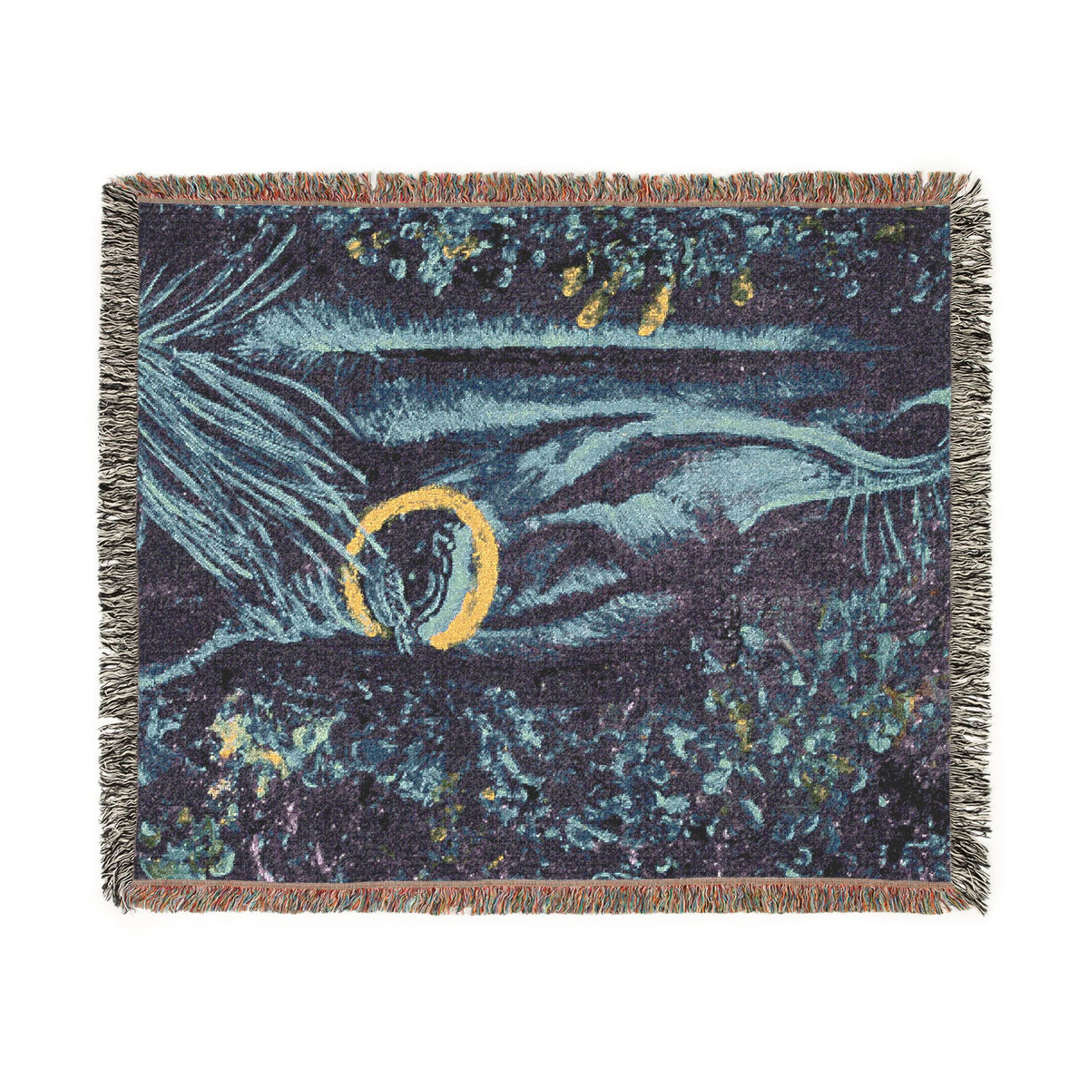 Water Horse Woven Blanket
