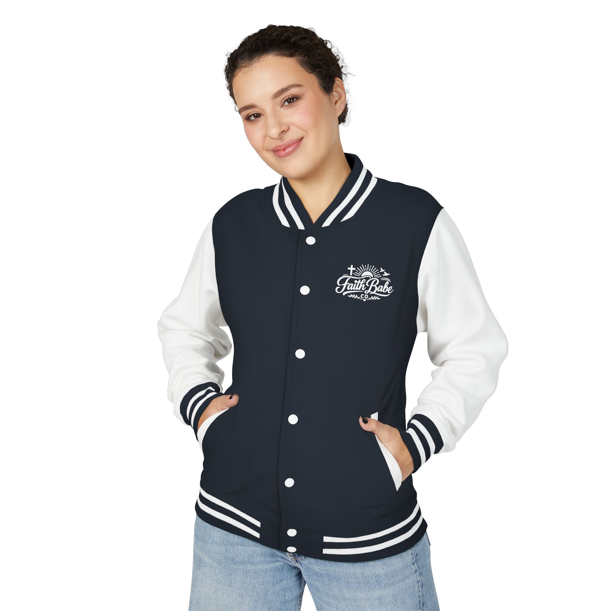 Faith Babe Letterman Jacket