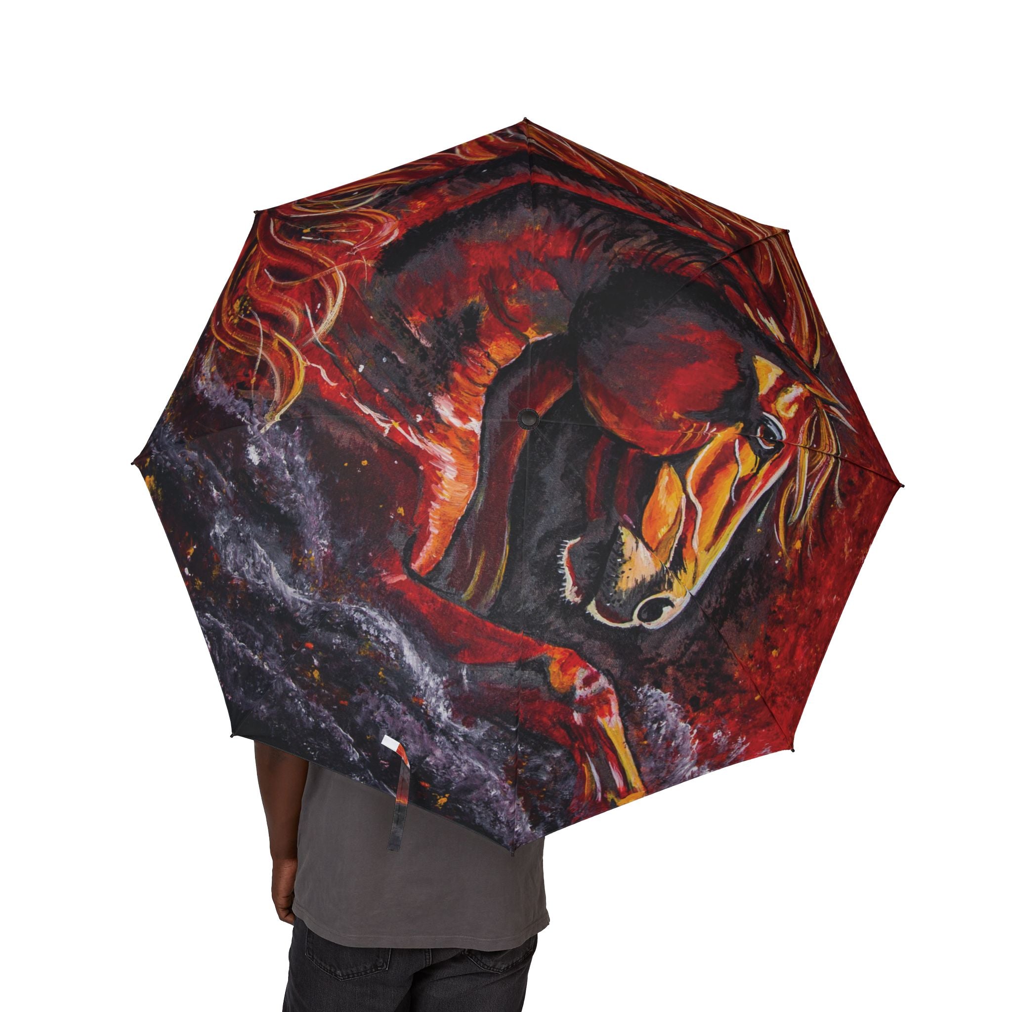 Fire Horse Western Art Umbrella