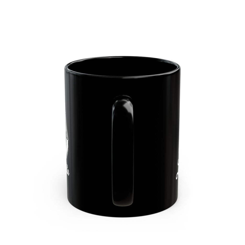Luxe Bandita Black Mug — Skeleton Cowgirl 11oz/15oz
