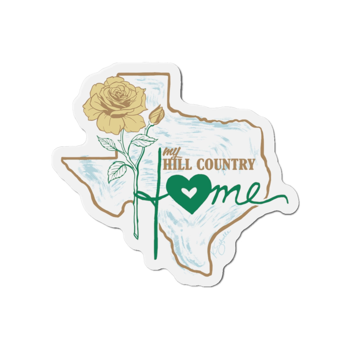 My Hill Country Home - Die-Cut Magnet — Fundraiser