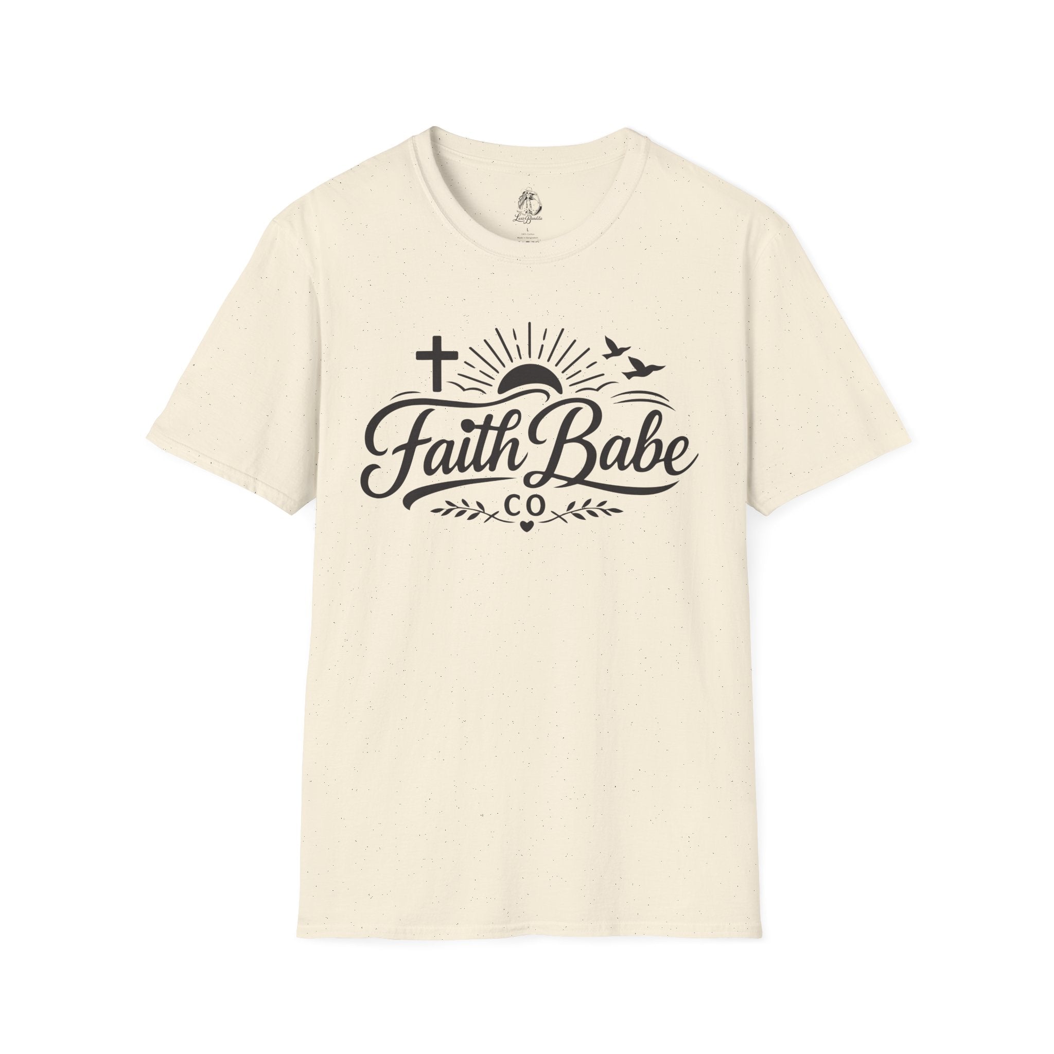 Faith Babe T-Shirt — Christian Cross Sunrise Graphic Tee