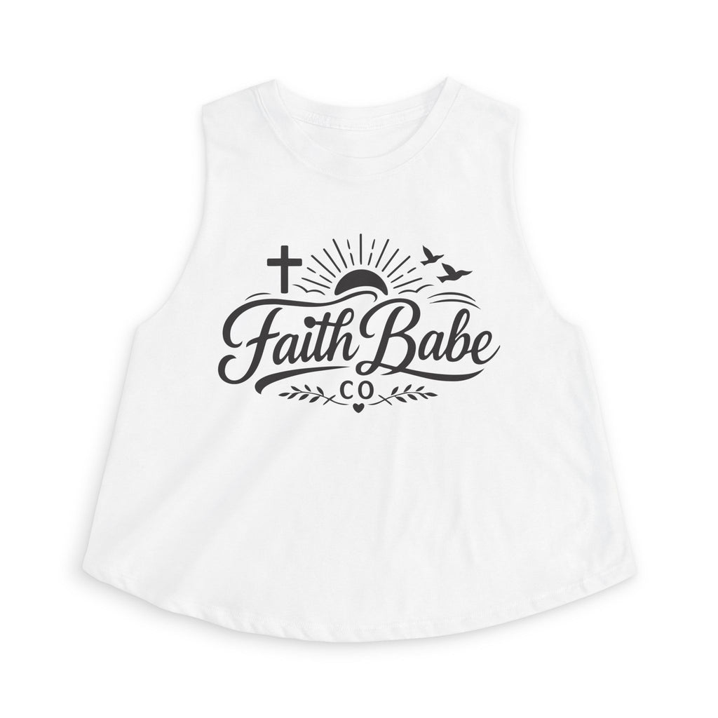 Faith Babe Crop Top — Christian Graphic Women's Tank