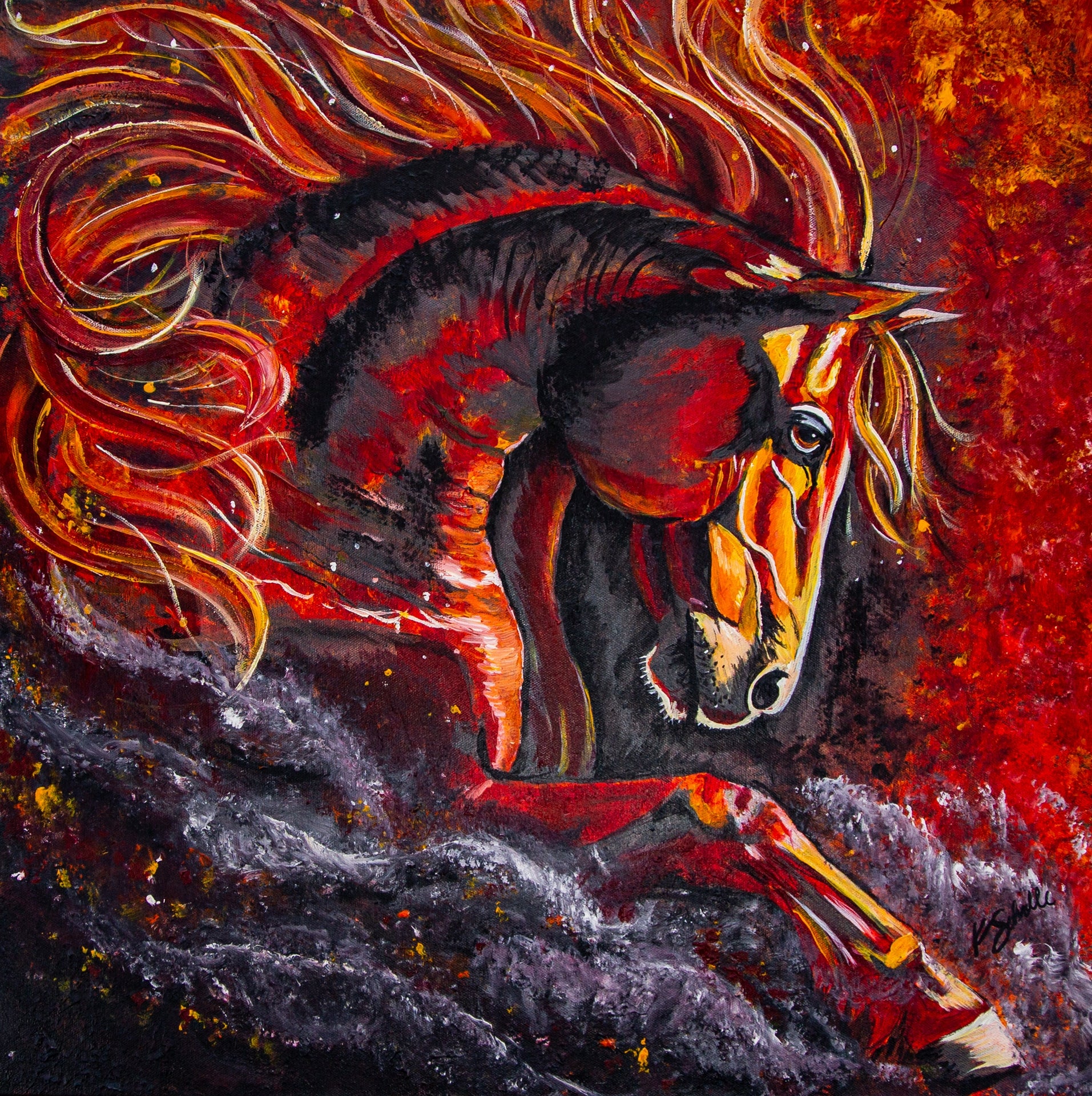 FIRE HORSE - PRINT